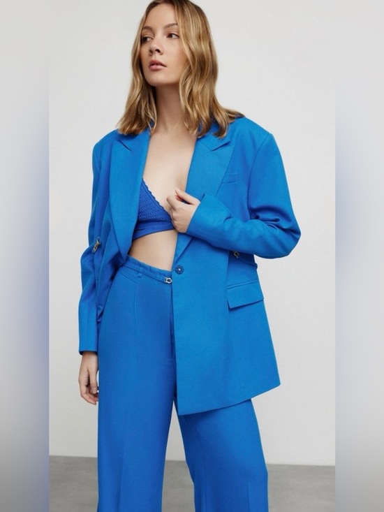 Significant Other Jackets & Blazers - Significant Other Never Women’s Electric Blue Tailored Blazer 2